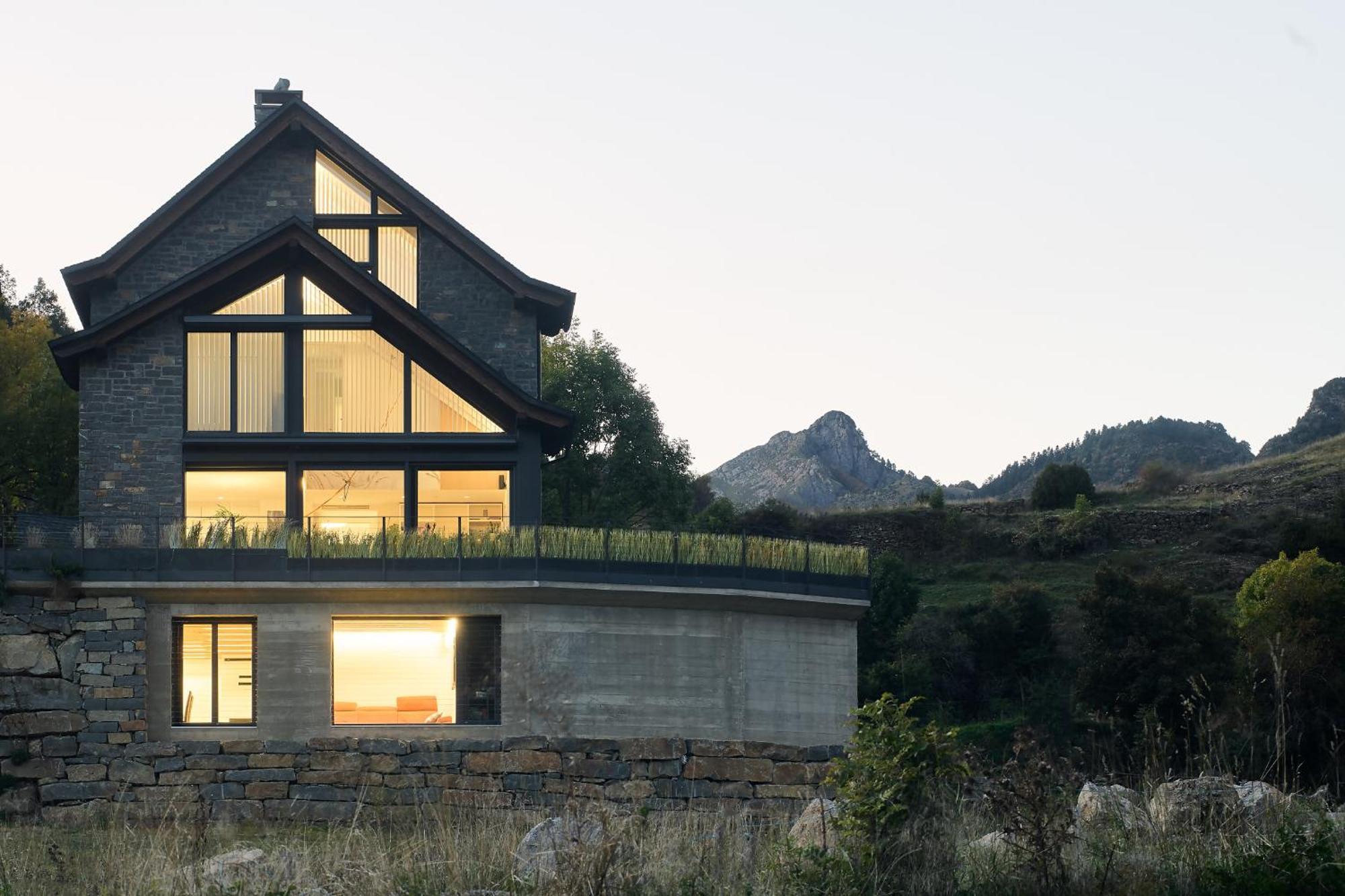 Casa De La Paz En El Valle De Tena Sandiniés Esterno foto